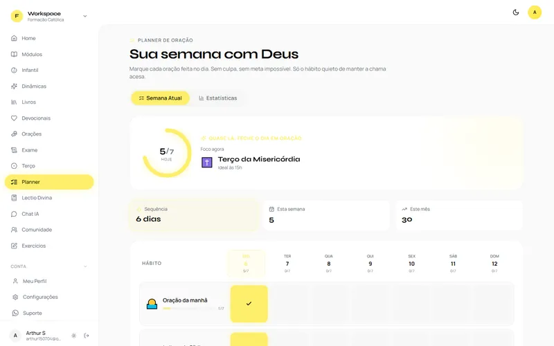 Planner de Oração